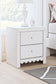 Mollviney Twin Panel Bed with Mirrored Dresser, Chest and 2 Nightstands