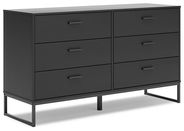 Socalle Full Panel Headboard with Dresser, Chest and Nightstand