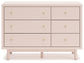 Wistenpine Full Upholstered Panel Headboard with Dresser