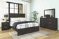 Belachime Queen Panel Bed with Mirrored Dresser and Nightstand