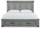 Russelyn King Storage Bed with Mirrored Dresser, Chest and 2 Nightstands