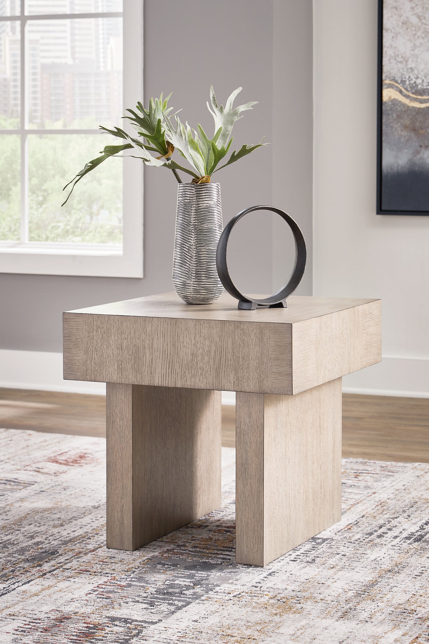 Jorlaina Square End Table